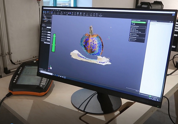 3D-сканер позволяет получить информацию о цвете объекта